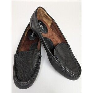 B.O.C by Born Jana Shoes Loafers Slip On Flats Black Womens Size 7 Prep Academia